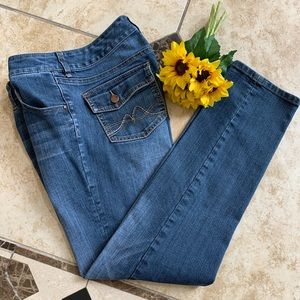 NY&Co Slim Slouch Jeans, Size 4